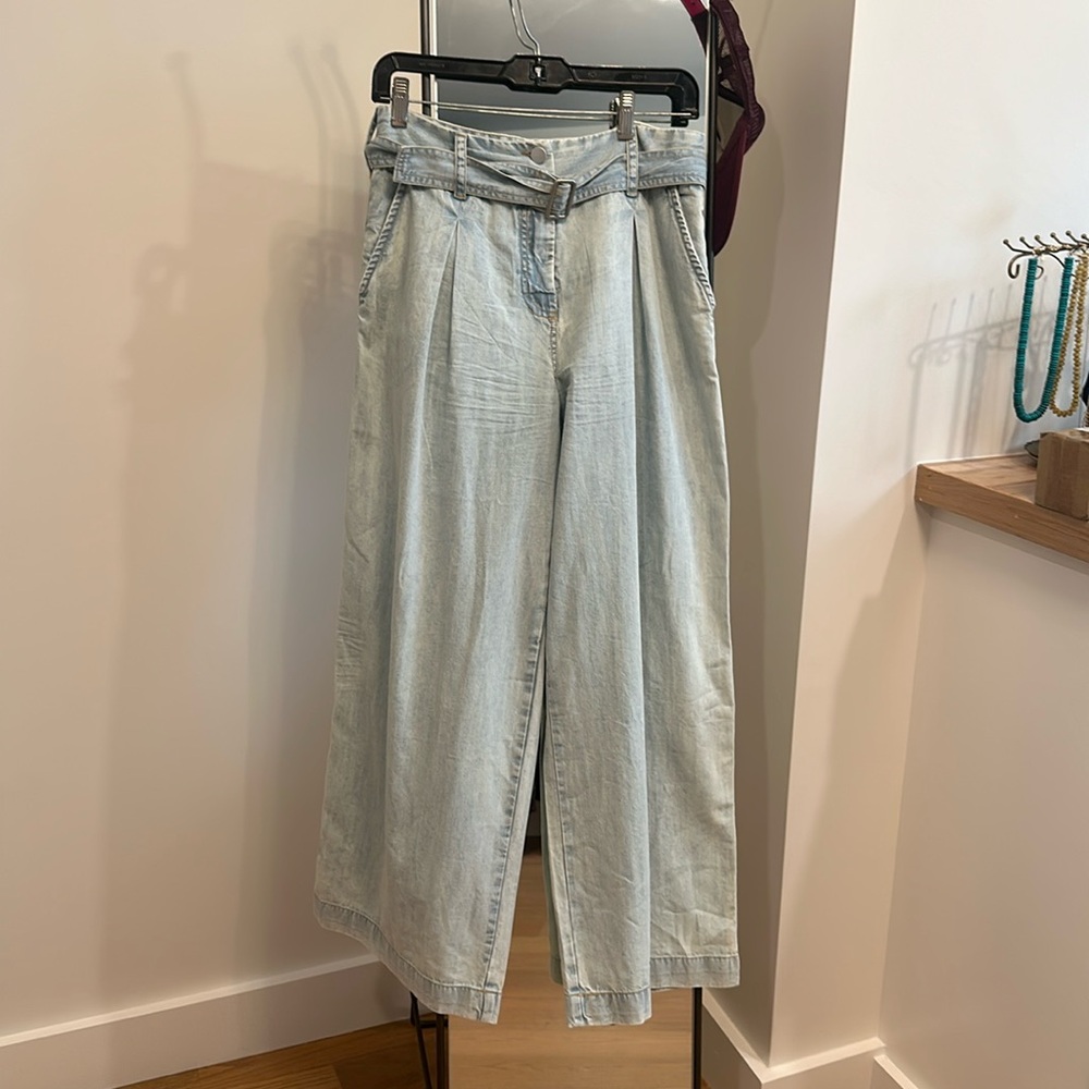 Pilcro high waisted paperboy jeans